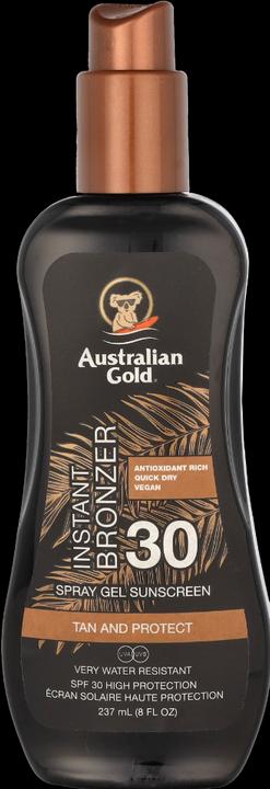 Actual product image Australian Gold Spray Gel with Bronzer (Sun spray, Sun gel, SPF 30, 237 ml)
