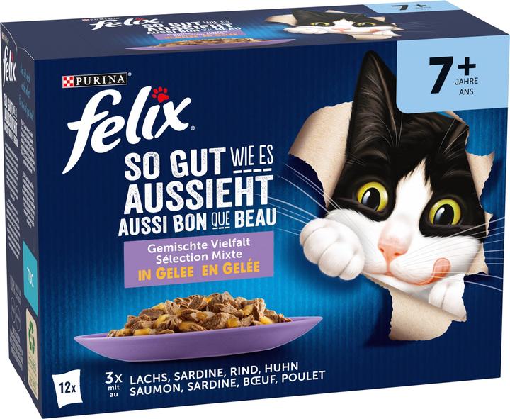 Produktbild Felix Gemischte Vielfalt (Adult, Senior, 12 Stk., 1020 g)