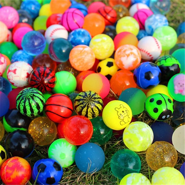 I Am Creative Gummi Ball Bouncing Hüpfball Mitgebsel Flummi- Assortiert (100er Set) Ø25mm