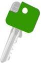 Actual product image Wedo Square key caps, assortment box of 100 made of flexible plastic, product dimensions: (W)30 x (H)27