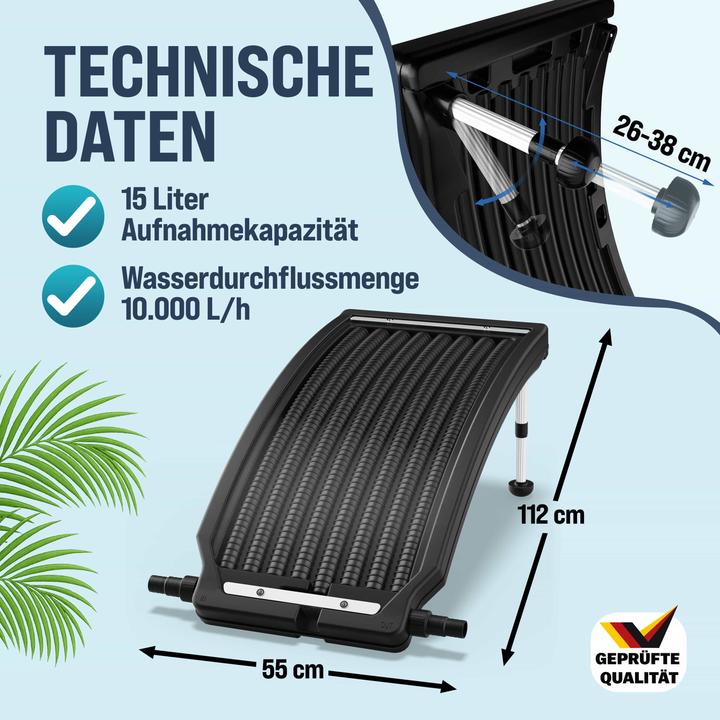 Produktbild Monzana Sonnenkollektor für Pool