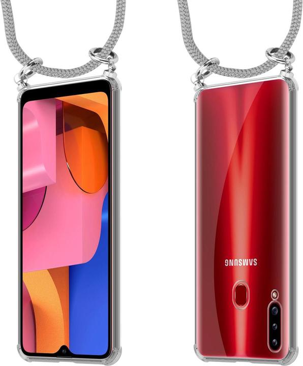 Produktbild Cadorabo TPU Handy Kette SILBER Cover