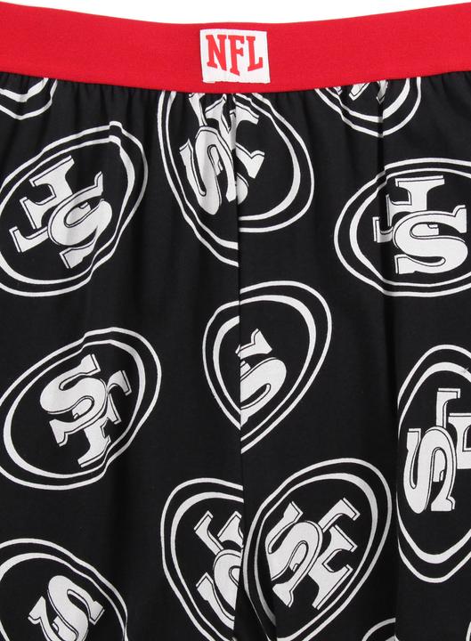 Immagine prodotto Recovered NFL - San Francisco 49ers - Outline Logo Black Pantoloni da salotto M (M)
