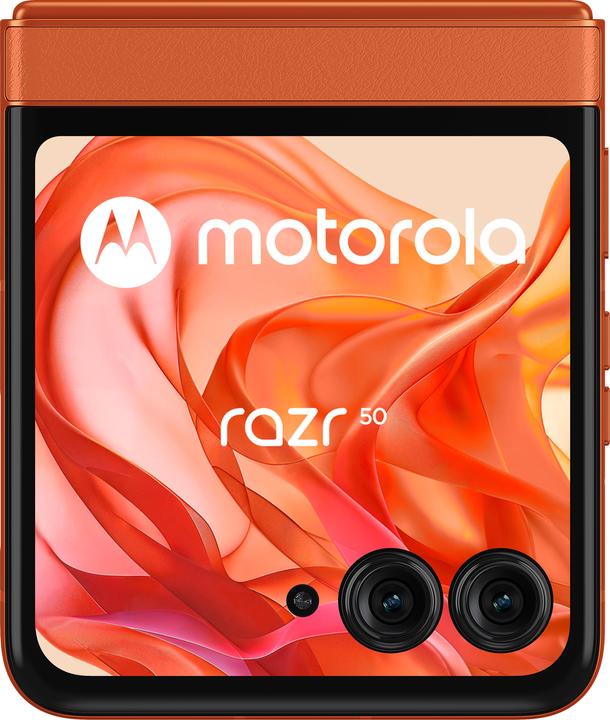 Produktbild Motorola Razr 50 (256 GB, Spritzige Orange, 271.65", SIM + eSIM, 50 Mpx, 5G)