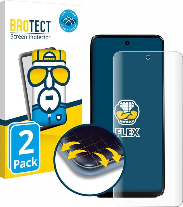 Image du produit BROTECT Full-Screen Protection (2 pièce(s), Motorola Moto G34)