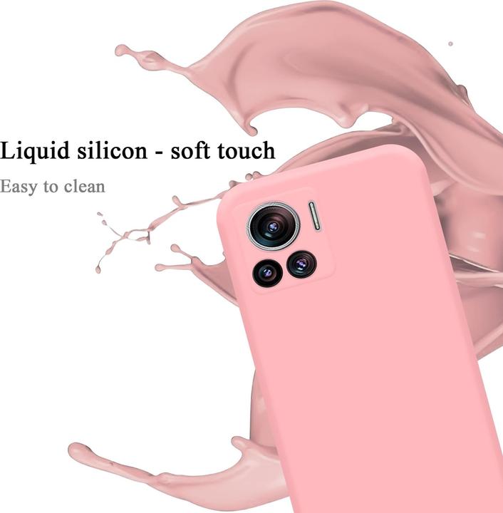 Produktbild Cadorabo TPU Liquid Silicone Case Hülle für Motorola EDGE 30 ULTRA / X30 PRO (Motorola Edge 30 Ultra)
