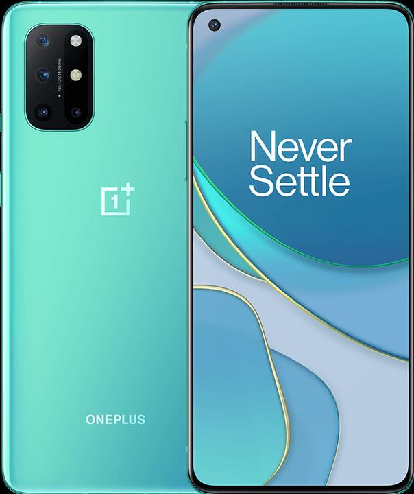 OnePlus 8T (12GB) (256 GB, Aquamarine Green, 6.55", Dual SIM, 48 Mpx, 5G)