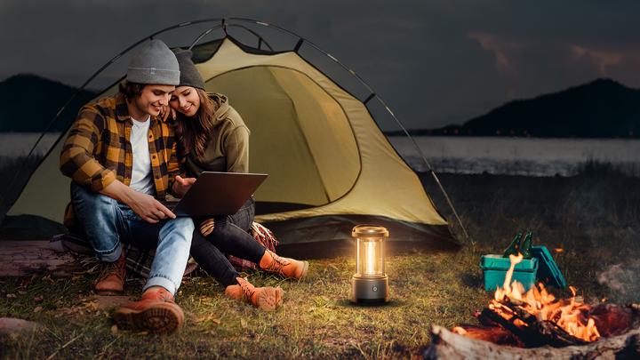 Actual product image Lepro LED Camping-Laterne mit Powerbank-Funktion