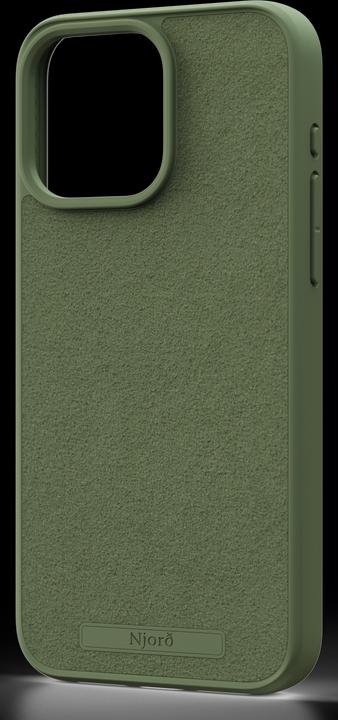 Image du produit Njord Suede MagSafe Case for iPhone 15 Pro Max, Olive (Apple iPhone 15 Pro Max)
