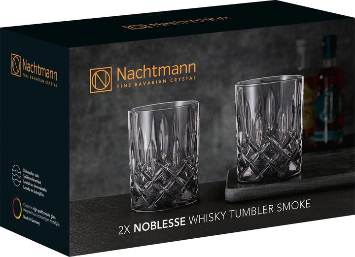 Actual product image Nachtmann Whisky tumbler smoke Noblesse2er (2.95 dl, 2 x, Whisky glass)