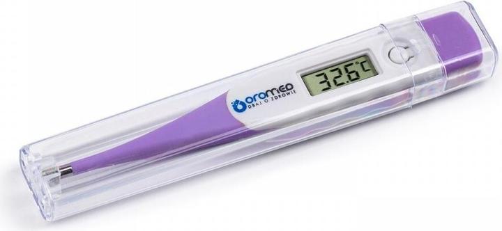 Produktbild Oromed Oro Flexi Kontakt-Thermometer Violett Oral, Rechteckig, Unterarm (Achselhöhle, Mund, Rektal)