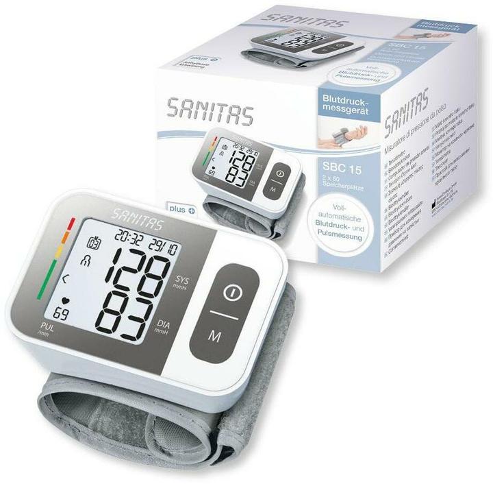 Produktbild Sanitas SBC 15 (Blutdruckmessgerät Handgelenk)