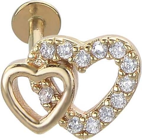 Produktbild Bijouteria Ohrpiercing (Edelstahl, Kristall, PVD Beschichtung)