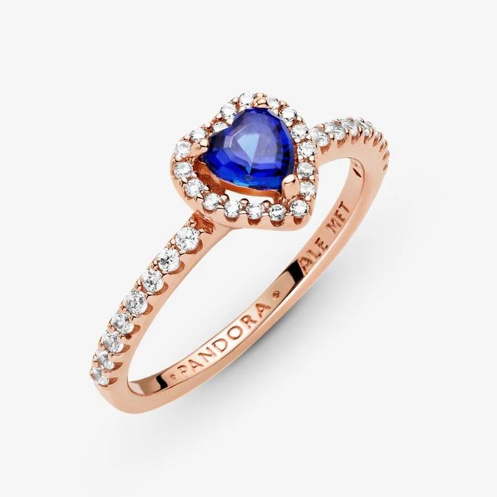 Image du produit Pandora Bague coeur scintillant en (54, Argent 925)