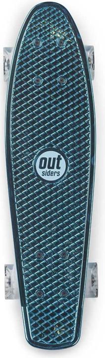 Productafbeelding Outsiders - Chrome Edition Retro Skateboard Blauw (2.36")