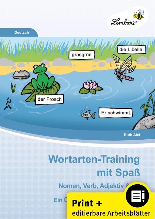 Immagine prodotto Wortarten-Training mit Spass - Nomen, Verb, Adjektiv & Co (Set) (Tedesco, Ruth Alef, 2024)