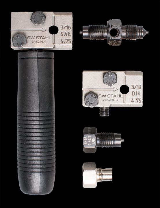 Actual product image SW-Stahl 24529L Mechanisches Bördelgerät für SAE und DIN, 4,75 mm (3/16") Bremsleitungen