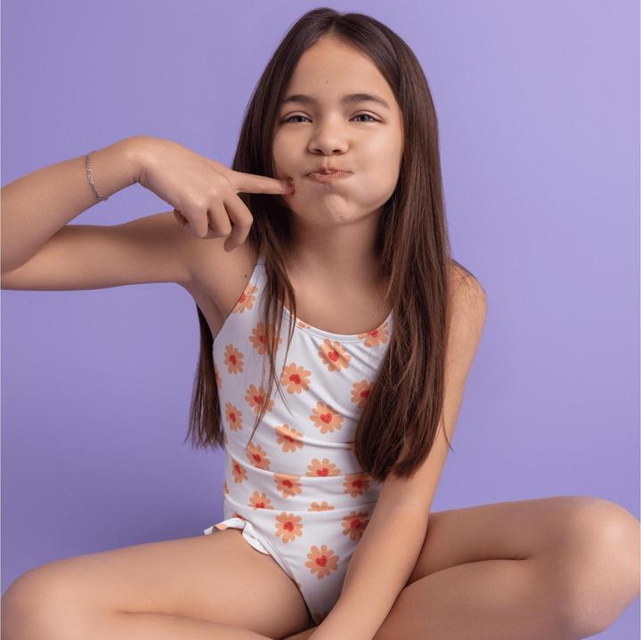 Produktbild Swim Essentials Badeanzug Mädchen 110/1 Flower Hearts (110)