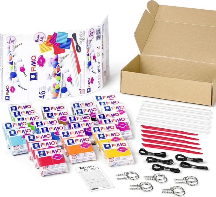 Produktbild Fimo Soft Modelliermasse-Set Basic XXL