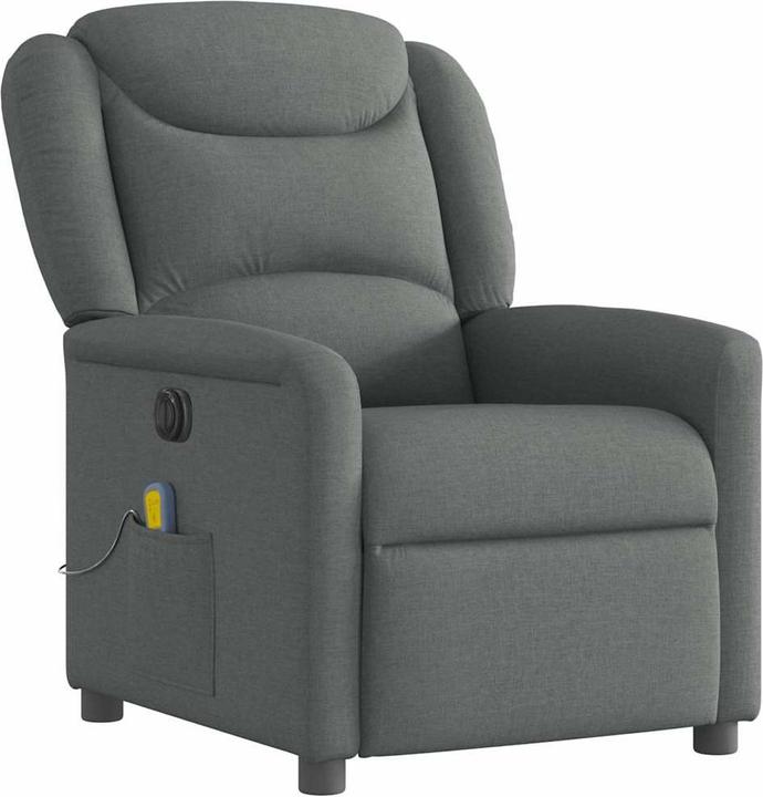 Produktbild VidaXL Massagesessel Elektrisch Dunkelgrau Stoff