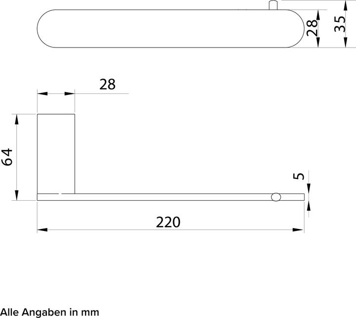 Produktbild Chris Bergen Handtuchhalter Gäste-WC
