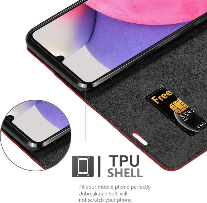 Immagine prodotto Cadorabo Libro Invis. Coperchio magnetico (Samsung Galaxy A33 5G)