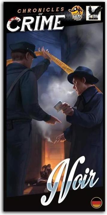 Produktbild Corax Games 1021937 - Chronicles of Crime - Noir, Brettspiel für 1 - 4 Spieler ab 14 Jahren (DE-Erweiterung) (Deutsch)