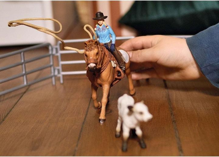 Immagine prodotto Schleich Team Roping con Cowgirl