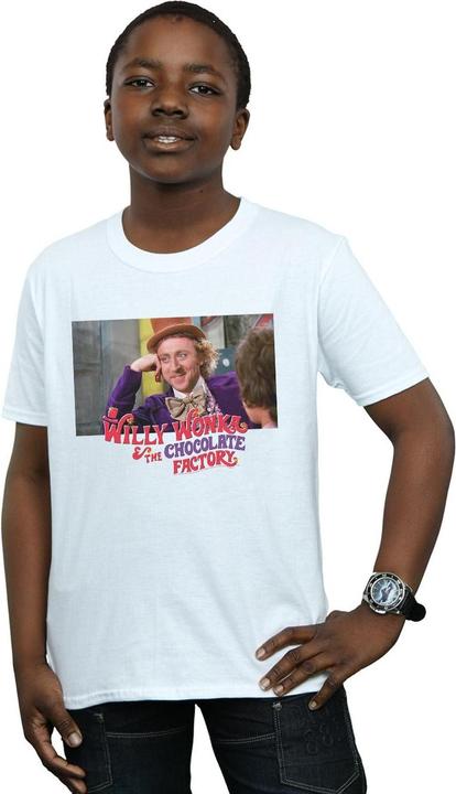 Actual product image Willy Wonka & the Chocolate Factory Boys Condescending Wonka T-Shirt (116)