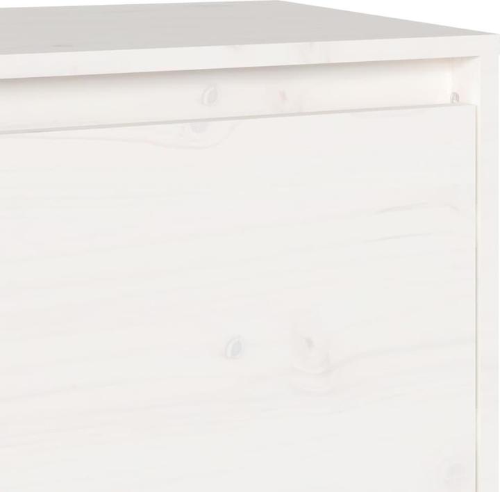 Produktbild VidaXL TV-Schrank Weiss 140x35x40 cm Massivholz Kiefer,Farbe (140 x 35 x 40 cm)