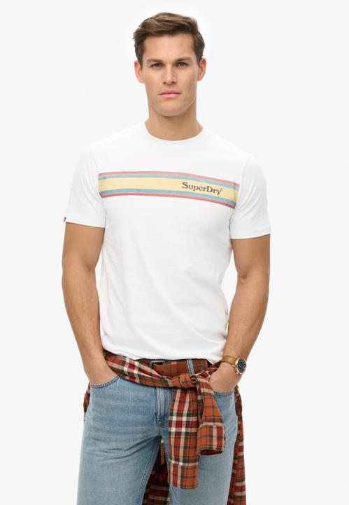 Produktbild Superdry Lässiges Venue T-Shirt mit Streifen und Logo (S)