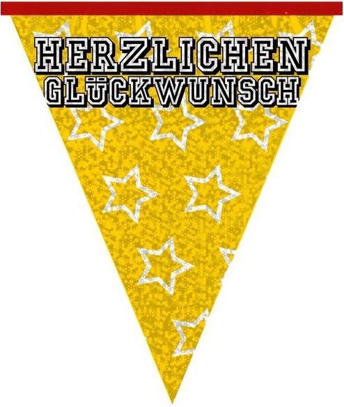 Actual product image Generic Holographic Congratulations Bunting