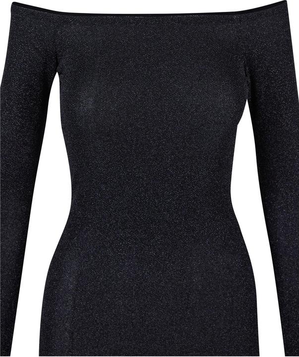Image du produit Urban Classics Ladies Off Shoulder Longsleeve Glitter Dress - 126795 (L)