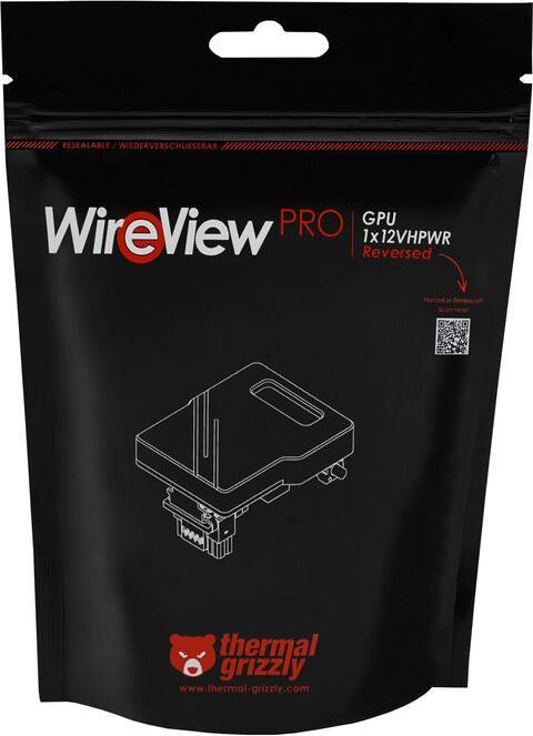 Actual product image Thermal Grizzly WireView Pro GPU Reversed