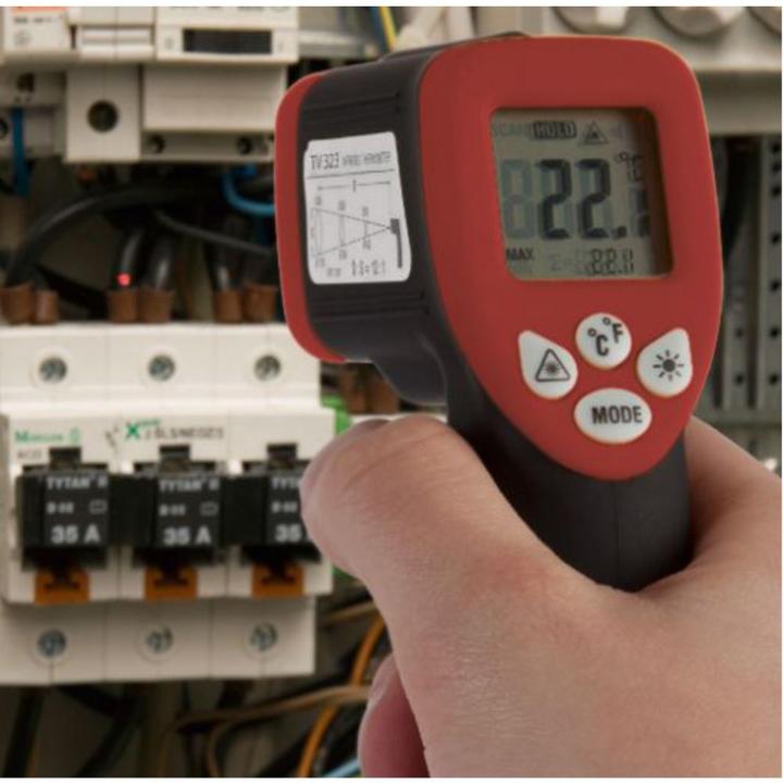 Actual product image Testboy Infrared Thermometer TV 324 Op