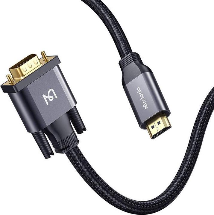 Produktbild Mcdodo Kabel HDMI - D-Sub (VGA) 2m szary (79827) (2 m, HDMI)