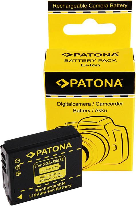 Actual product image Patona CGA-S007 Battery for Panasonic (Camera battery)