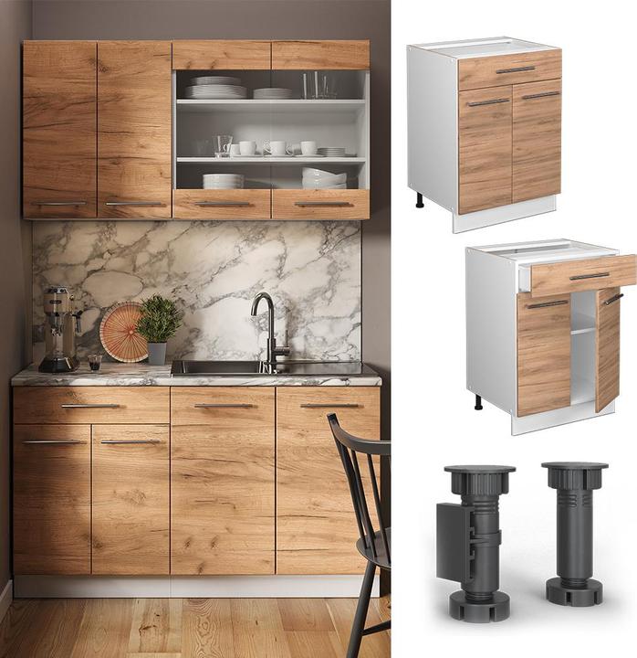 Actual product image Vicco Küchenunterschrank Fame-Line (60 x 82 x 60 cm)