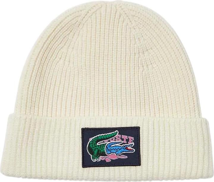 Actual product image Lacoste Logo Wool Scarf & Beanie Set