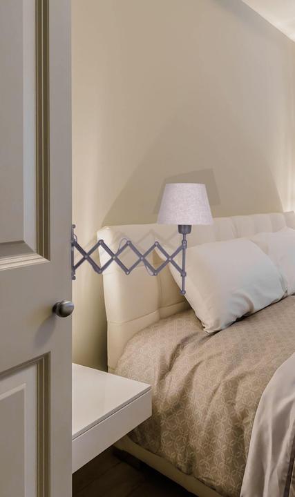 Immagine prodotto Näve Lampada da parete a forbice Adriennemax. a: 23-49cm naturale 1292327 (E27)
