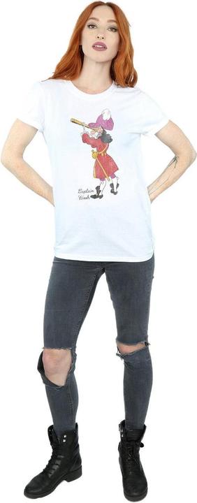 Immagine prodotto Disney Maglietta classica da donna/ragazzo in cotone Captain Hook (M)