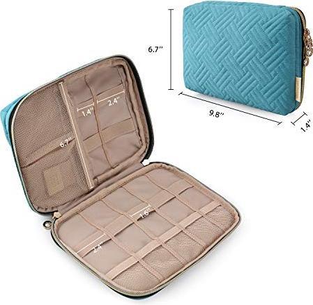 Produktbild Only-Bags.Store Elektronik-Tasche, Elektronik-Reise-Organizer für Handy-Ladekabel, Powerbank, USB-Sticks, SD-Karten