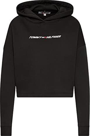 Immagine prodotto Tommy Hilfiger Felpa con cappuccio, Nero, Nero, XS/S (XS)