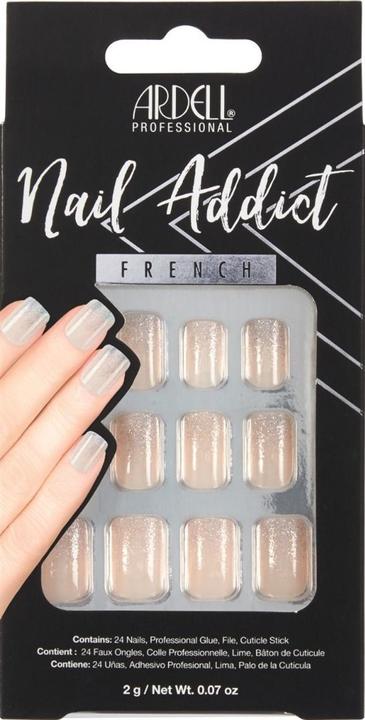 Produktbild Ardell Nail Addict French Glitter 24 Stk
