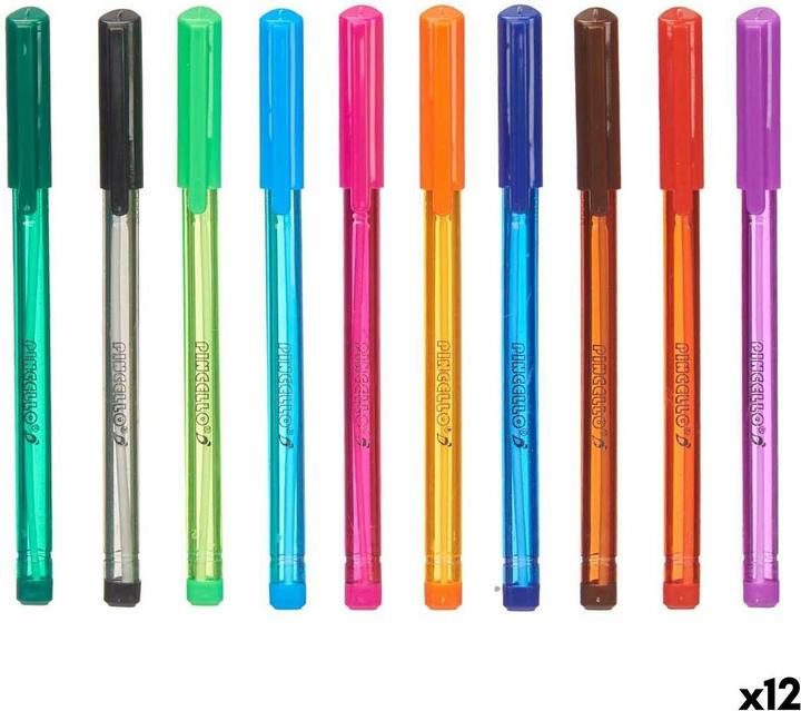 Produktbild Pincello Kugelschreiber-Set Bunt (12 Stück) (Mehrfarbig, 12 x)