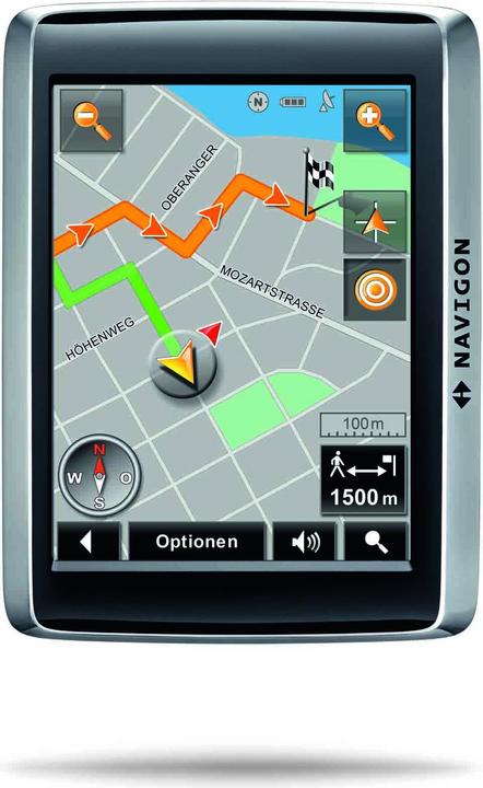 Navigon 2410, TMC, Mappe europee