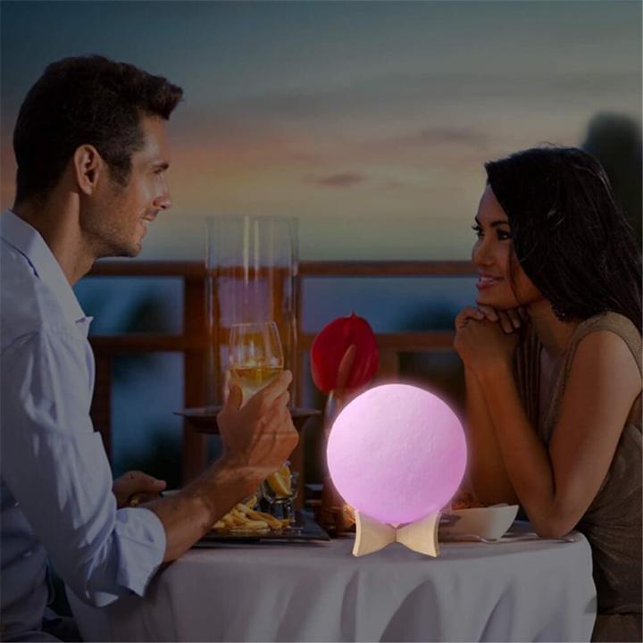 Actual product image Cover-Discount Moon lamp 3D