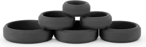 Produktbild NS Novelties Renegade Bauen Einen Käfig Ringe Schwarz (7 cm)