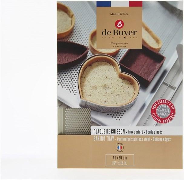 Produktbild de Buyer Lochblech Edelstahl rechteckig