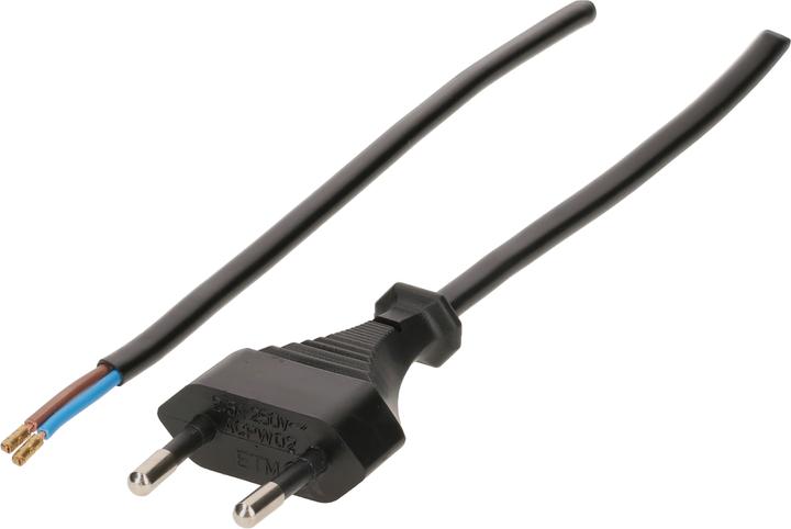Actual product image Max Hauri TDLF mains cable H03VVH2-F2X0.75 type 26 (3 m)